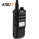 Walkie Talkie KSUN KS-UV2D 8W High Power Dual Band Handheld Two Way Ham Radio Communicator HF Transceiver Amateur Handy