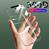 500D Protective Glass On The For iPhone 11 Pro X XS MAX 11 Glass Full Cover On iPhone 11 Pro Max XR Screen Protector Glass