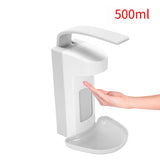 500ml Soap Dispenser Manual Elbow Spraying Liquid Soap Dispenser Bottle Wall-Mounted Sanitizer Dispenser Bathroom Accessories