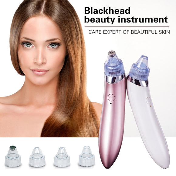 Facial Blackhead Remover Vacuum Skin Care Pore Vacuum Acne Pimpl Removal Vacuum Suction Beauty Instrument Spot Cleaner