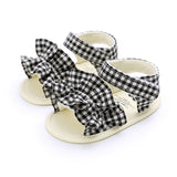 Summer Baby Sandals for Girls Newborn Dot Bow Princess Baby Girl Shoes Cotton Sandals Baby Girl Shoes