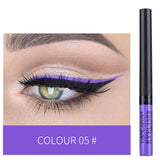 HANDAIYN New 12 Colors Liquid Matte Eyeliner Waterproof Long-lasting Not blooming Bright-coloured Eyeliner Pencil