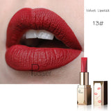 Pudaier 26 Colors Matte Velvet Lipstick Moisturizing Vitamin E Lip Glaze Sexy Red Lip Make Up Beauty Cosmetic Star Lipstick