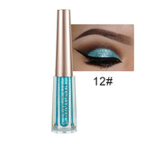 HANDAIYAN 12 Colors Liquid Eyeshadow Waterproof Long Lasting Shimmer Shine metallic Eye Shadow Liner Party Eye Cosmetic