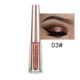 HANDAIYAN 12 Colors Liquid Eyeshadow Waterproof Long Lasting Shimmer Shine metallic Eye Shadow Liner Party Eye Cosmetic