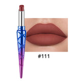 HANDAIYAN Matte Lipstick Pen Mermaid Unique Shape Design Lipstick Lip Balm Natural Vitamin E Matte Lipstick Long Lasting Color