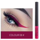 HANDAIYN New 12 Colors Liquid Matte Eyeliner Waterproof Long-lasting Not blooming Bright-coloured Eyeliner Pencil