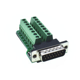 D-SUB Connector DB15 Female/Male Connector Adapter Jack Terminal Breakout PCB Board Connectors