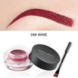 HANDAIYAN 24 Hour Waterproof Multifunctionl Eyebrows Gel and Eyeliner Gel Party Show Makeup Clown Colourful Cosmetics With Brush