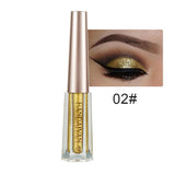 HANDAIYAN 12 Colors Liquid Eyeshadow Waterproof Long Lasting Shimmer Shine metallic Eye Shadow Liner Party Eye Cosmetic