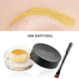 HANDAIYAN 24 Hour Waterproof Multifunctionl Eyebrows Gel and Eyeliner Gel Party Show Makeup Clown Colourful Cosmetics With Brush