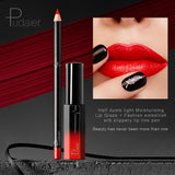 Pudaier 29 Color Matte Velvet Lip Gloss Lip Liner Suit Half Dumb Light Moisturizing Lip Glaze + Lip Line Pen 2PCS/SET Lipstick