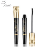 Pudaier New 3D Silk Fiber Mascara Eyelash Extension Mascara Waterproof Black Thick Curling Lengthening Eye Lashes Cosmetics