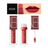 Pudaier 5 Color Matte Lip Gloss Velvet Liquid Lipstick Non-stick Cup Lip Glaze Waterproof Pumkin Popular Eat Earth Lipstick