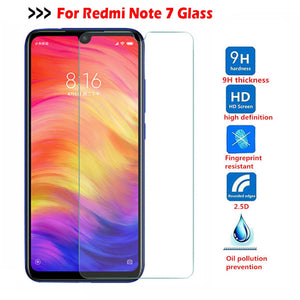 Tempered Glass For Xiaomi Redmi Note 7 5 8 9 Pro max mi 9T lite A3 Screen Protector glass on Redmi note 9s 7 8 9 Pro max glass