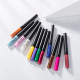 HANDAIYN New 12 Colors Liquid Matte Eyeliner Waterproof Long-lasting Not blooming Bright-coloured Eyeliner Pencil