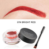 HANDAIYAN 24 Hour Waterproof Multifunctionl Eyebrows Gel and Eyeliner Gel Party Show Makeup Clown Colourful Cosmetics With Brush