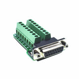 D-SUB Connector DB15 Female/Male Connector Adapter Jack Terminal Breakout PCB Board Connectors