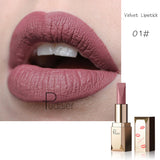 Pudaier 26 Colors Matte Velvet Lipstick Moisturizing Vitamin E Lip Glaze Sexy Red Lip Make Up Beauty Cosmetic Star Lipstick
