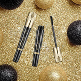 Pudaier New 3D Silk Fiber Mascara Eyelash Extension Mascara Waterproof Black Thick Curling Lengthening Eye Lashes Cosmetics