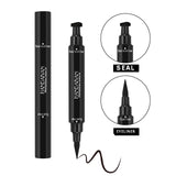 HANDAIYAN Double Head Eyeliner Pencil Long-lasting Black Color Seal Eye Liner 2 In 1 Waterproof Eyeliner Make Up