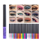 HANDAIYN New 12 Colors Liquid Matte Eyeliner Waterproof Long-lasting Not blooming Bright-coloured Eyeliner Pencil