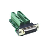 D-SUB Connector DB15 Female/Male Connector Adapter Jack Terminal Breakout PCB Board Connectors