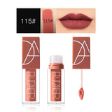 Pudaier 5 Color Matte Lip Gloss Velvet Liquid Lipstick Non-stick Cup Lip Glaze Waterproof Pumkin Popular Eat Earth Lipstick