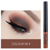 HANDAIYN New 12 Colors Liquid Matte Eyeliner Waterproof Long-lasting Not blooming Bright-coloured Eyeliner Pencil