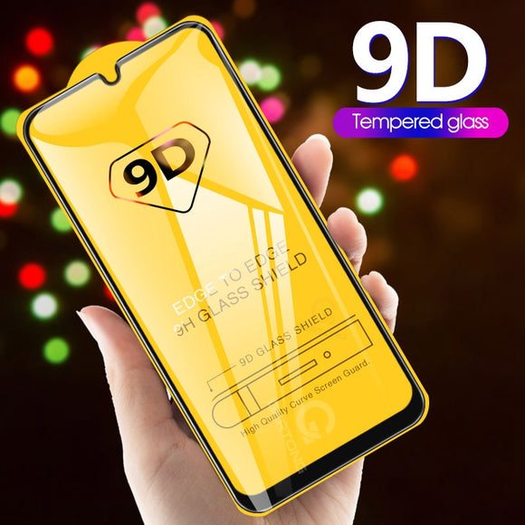 9D Curved Tempered Glass on the For Samsung Galaxy A30 A50 A10 Screen Protector For Samsung A51 M20 M30 M40 A40 A60 A70 A80 A90