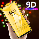 9D Curved Tempered Glass on the For Samsung Galaxy A30 A50 A10 Screen Protector For Samsung A51 M20 M30 M40 A40 A60 A70 A80 A90