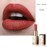 Pudaier 26 Colors Matte Velvet Lipstick Moisturizing Vitamin E Lip Glaze Sexy Red Lip Make Up Beauty Cosmetic Star Lipstick