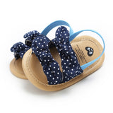 Summer Baby Sandals for Girls Newborn Dot Bow Princess Baby Girl Shoes Cotton Sandals Baby Girl Shoes