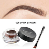 HANDAIYAN 24 Hour Waterproof Multifunctionl Eyebrows Gel and Eyeliner Gel Party Show Makeup Clown Colourful Cosmetics With Brush