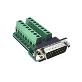 D-SUB Connector DB15 Female/Male Connector Adapter Jack Terminal Breakout PCB Board Connectors