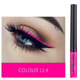 HANDAIYN New 12 Colors Liquid Matte Eyeliner Waterproof Long-lasting Not blooming Bright-coloured Eyeliner Pencil