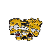 The Simpsons pins Donut Funny design Brooches Badges Humor Cartoon Enamel Backpack pins For Anime fans Gifts Jewelry wholesale