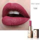 Pudaier 26 Colors Matte Velvet Lipstick Moisturizing Vitamin E Lip Glaze Sexy Red Lip Make Up Beauty Cosmetic Star Lipstick