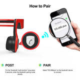 ALWUP Bluetooth earphone Wireless Headphone Bone Conduction Stereo Sports Headset for Phone with Microphone 8GB MP3 Player