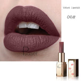 Pudaier 26 Colors Matte Velvet Lipstick Moisturizing Vitamin E Lip Glaze Sexy Red Lip Make Up Beauty Cosmetic Star Lipstick