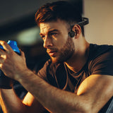 ALWUP Bluetooth earphone Wireless Headphone Bone Conduction Stereo Sports Headset for Phone with Microphone 8GB MP3 Player