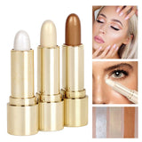 HANDAIYAN 3D Highlighter Repair Stick MakeupBrighten Stick Women Beauty Facial Eyes Glitter Shimmer Highlight Contour Stick