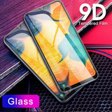 9D Curved Tempered Glass on the For Samsung Galaxy A30 A50 A10 Screen Protector For Samsung A51 M20 M30 M40 A40 A60 A70 A80 A90