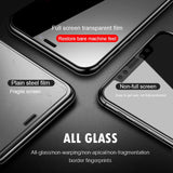 2 in1 Screen Protector Tempered Glass for iPhone 11 Pro X XR XS MAX 7 8 6 6s Plus Safety Protective glass On the for iPhone 11