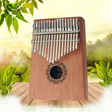 Kalimba 17 Key Thumb PianoToy Mahogany Finger High-Quality Wood Mbira LikembeInstrument African Solid Kalimbas For Kids