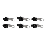 6Pcs/Pack  Zipper Sliders Universal Repair Kit Slider Replacement Zip Original Clothes DIY Sewing Quickly Instant Widgets 3 Size