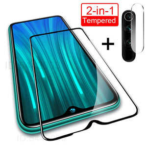 2 in 1 Camera Lens Tempered Glass For Redmi Note 9s 9 8 7 6 Pro 8A 8T Screen Protector For Xiaomi Redmi 7 7A 8 8A 8T Glass Film