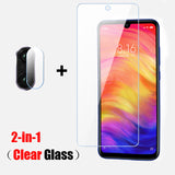 2 in 1 Camera Lens Tempered Glass For Xiaomi Redmi Note 7 8 Pro 8T Screen Protector On The For Redmi 8 8A 7 7A Protective Glass