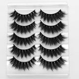 5/8 pairs 3D mink eyelashes 3D natural false eyelashes 3d soft mink eyelashes extension Makeup Kit