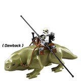 Single Sale WM925-930 Baby Yoda Mandalorian Movie Characters Darth Vader R2 D2 Battle Droid Action Model Figures Children Toys